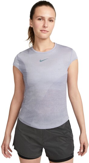 Nike Dri-Fit Run Division Running Tee Dame Oxygen Purple/Indigo Haze S