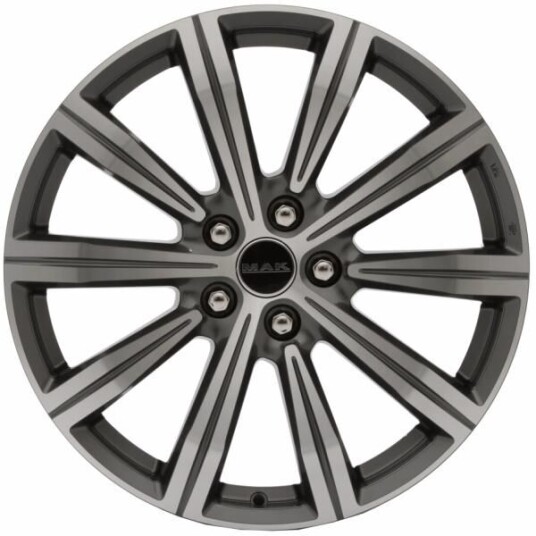 Mak Birmingham Anthracite Polished 8.5x20 5x120 ET43 B72.6