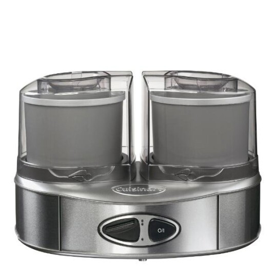 Cuisinart - Core Collection ICE40BCE Duo ismaskin 2 x 1L stål 1669012 1671992