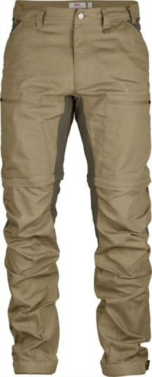 Fjellreven Men's Abisko Lite Trekking Zip-off Trousers Regular Beige 54 Regular Man