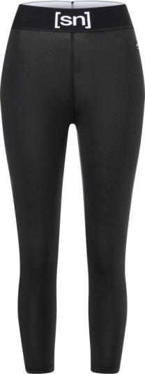 super.natural Women's Tundra175 Tight 3/4 XS, Jet Black