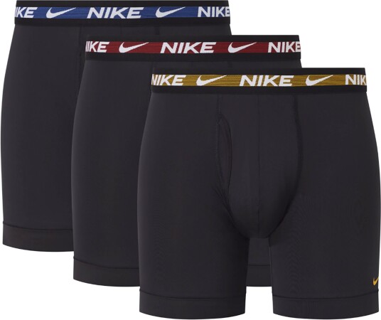 Nike Dri-Fit Ultra-Stretch Micro Boxer 3pk Herre Black/Uni Red/Uni Gold/Game Royal S