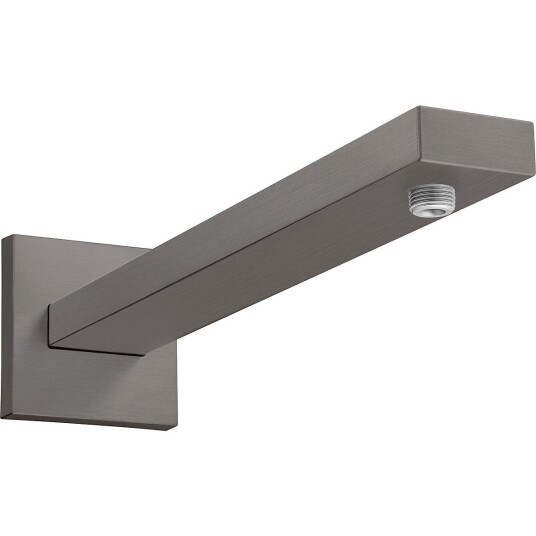 Hansgrohe Dusjbend Square 39 cm, 1/2", Børstet Sort Krom