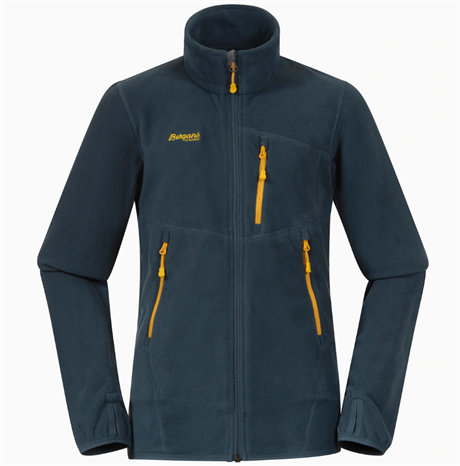 Bergans Runde Youth Jacket Orion Blue Light Golden Yellow (#293742, ) Barn 164