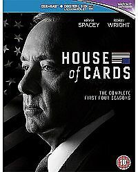 House of Cards: Seasons 1-4 Blu-Ray 2016 Kevin Spacey cert 18 16 discs