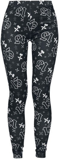 Kingdom Hearts - gaming Leggings - Organisation XIII - S til XXL - Damer - svart