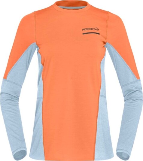 Norr?na Women's Senja Equaliser Lightweight Long Sleeve Oransje L Woman