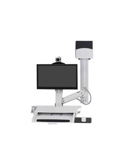 Ergotron SV Combo System with Worksurface & Pan Small CPU Holder - mounting kit (Lift and Pivot)