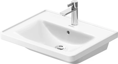 Duravit D-Neo Møbelservant 600x480 mm, u/bl.hull, m/o.l, Hvit