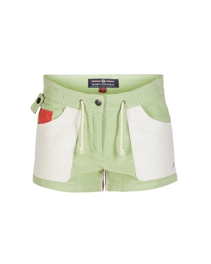 Amundsen 3incher Concord Shorts, dame Lichen Green/Natural M