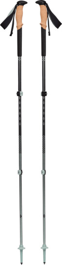 Black Diamond Unisex Pursuit Trekking Poles M/L, Charcoal/Foam Green