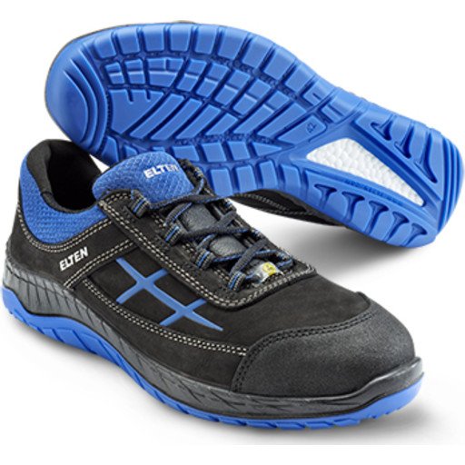 Shoes Elten Malvin Blue Low Esd S3 Src, Black 47