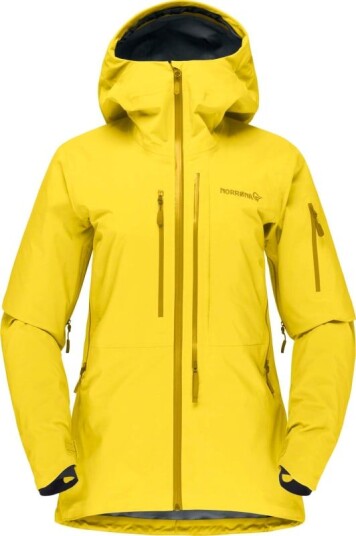 Norrøna Women's Lofoten GORE-TEX Pro Jacket L, Blazing Yellow