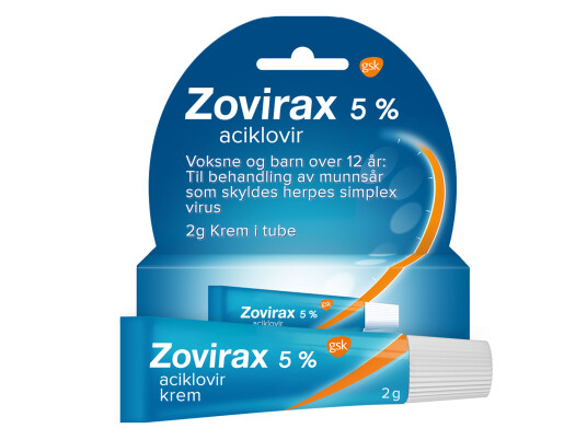 Gram Zovirax Krem 5%, 2 gram