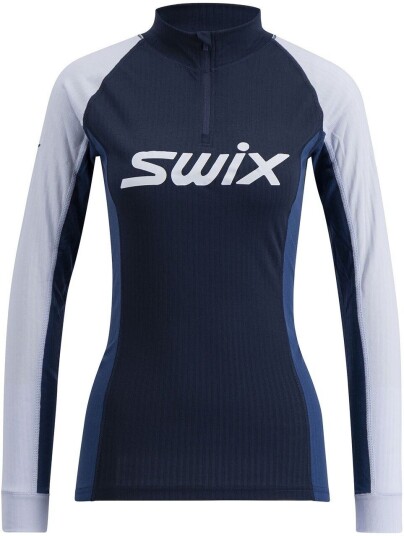 Swix Racex Classic Half Zip Dame Dark Navy/Lake Blue XS