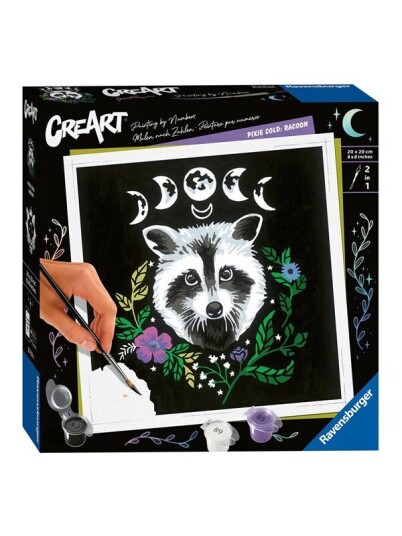 Ravensburger CreArt - Pixie Cold Edition Raccoon