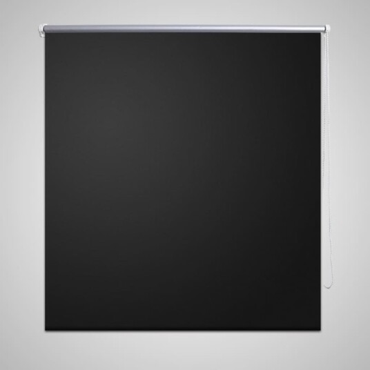 vidaXL Rullegardin Blackout 100 x 230 cm Svart