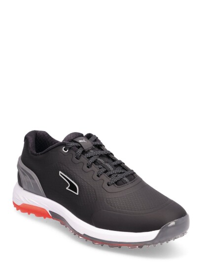 PUMA Golf Alphacat Nitro PUMA Golf PUMA BLACK-QUIET SHADE-RED BLAST 39,40,40.5,41,42,42.5,43,44,44.5,45