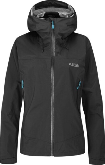 Rab Women's Downpour Plus 2.0 Jacket XS, Black