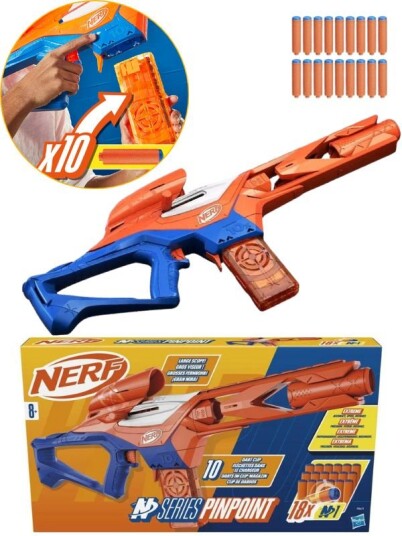 Nerf N-Series Pinpoint blaster med 18 N1-piler