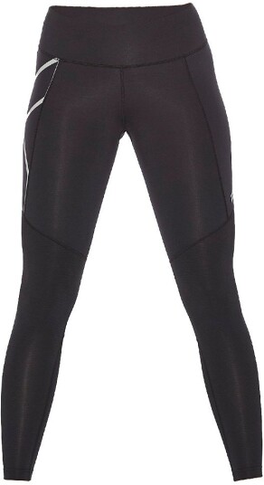 2xu Aero Vent Mid-Rise Compression Tights W Black/Silver Reflective XS