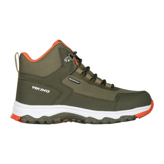 Viking Akkarvik 2 Mid Waterproof, tursko junior 33 Huntinggreen/Red