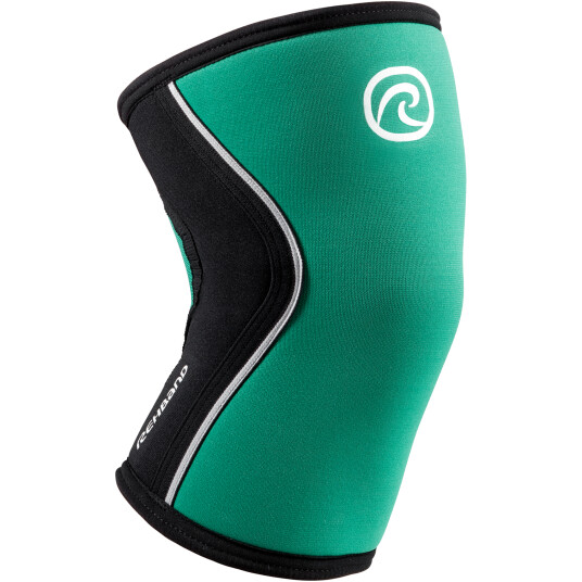 Rehband RX Knee Sleeve 5mm, knestøtte senior XS EMERALD GREEN