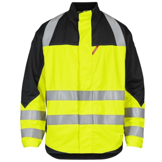 Engel Safety+ Arbeidsjakke, HiVis kl.2 Mann, Str. 4XL, Gul/Sort