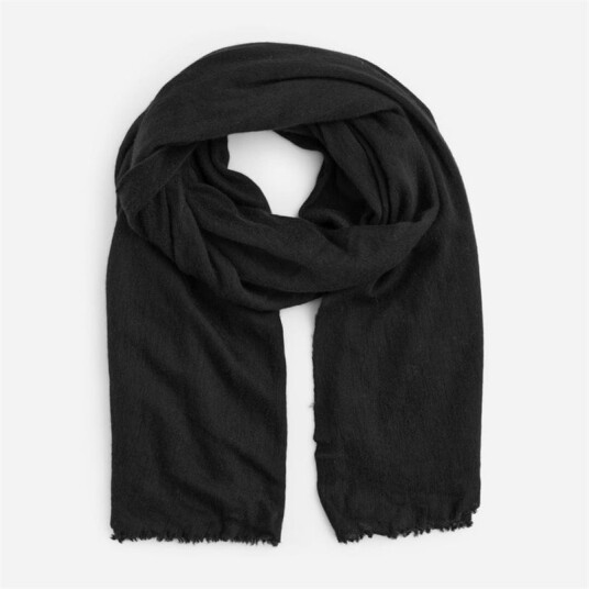 Natura Cashmere Scarf Luxury Milano - Black OS