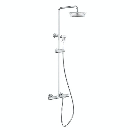 Bathlife Dagg Tapp Takdusjsett Ø225 mm, Krom