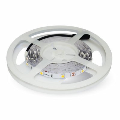 V-Tac 10,8W/m LED strip - 5m, IP20, 60 LED per meter - Kulør : Varm