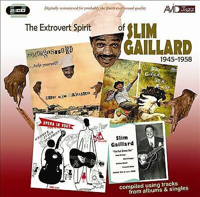 MediaTronixs Slim Gaillard : The Extrovert Spirit of Slim Gaillard 1945-1958 CD 2 discs Pre-Owned