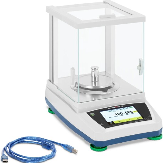 Steinberg Systems Presisjonsvekt  300 g / 0,001 g  LCD berøringsskjerm  vindbeskyttelse 10031194