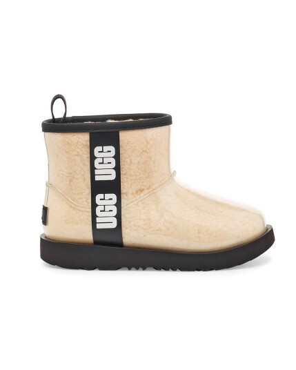 Ugg Classic Clear Mini II JR Natural/Black (Storlek 32.5)