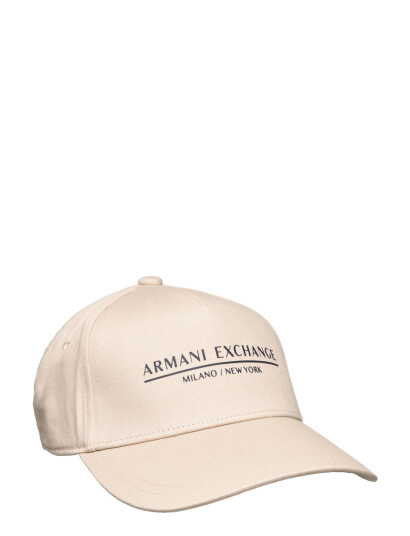 Giorgio Armani Baseball Hat Cream Armani Exchange 08251-WHITE PEPPER ONE SIZE