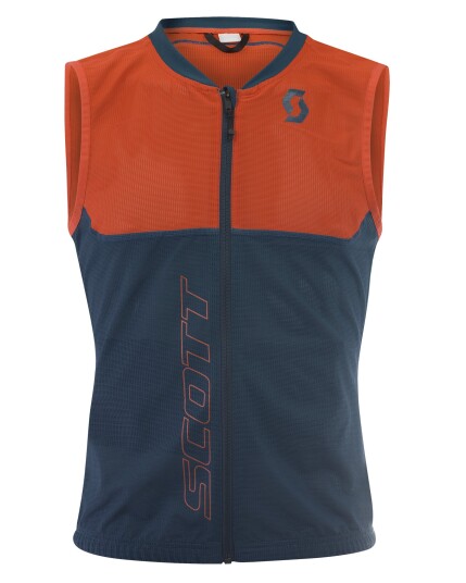 Scott Actifit Plus Light Vest M Denim Blue/Tangerine Orange (Storlek M)