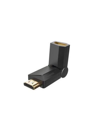 Hama HDMI Adapter Female-Male Rotation Svart Gull