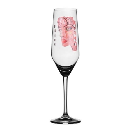 Carolina Gynning  Champagneglass Moonlight Queen 30 cl rosa