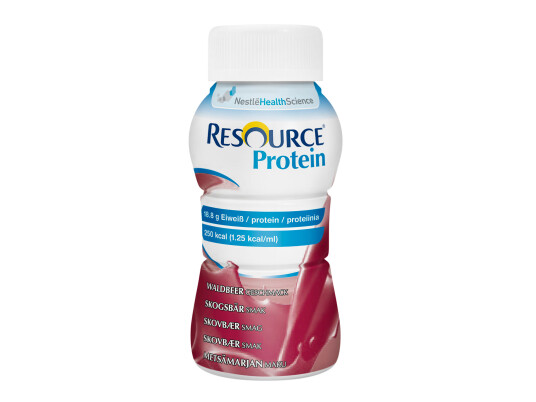 Resource Protein, fullverdig proteinrik næringdrikk, Skogsbær, 4x200 ml