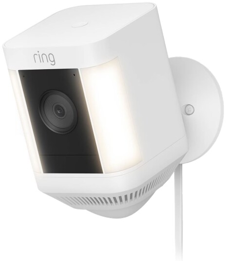 Ring Spotlight Cam Plus sikkerhetskamera (hvit/plug-in)