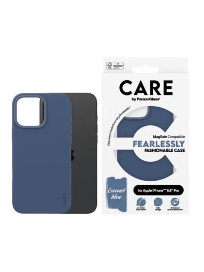 CARE by PanzerGlass Case Fashion Blue MagSafe iPhone 16 Pro Max