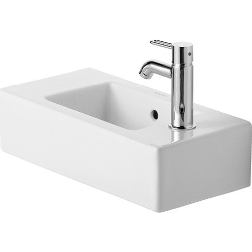 Duravit Vero servant, 50x25 cm, venstre, hvit