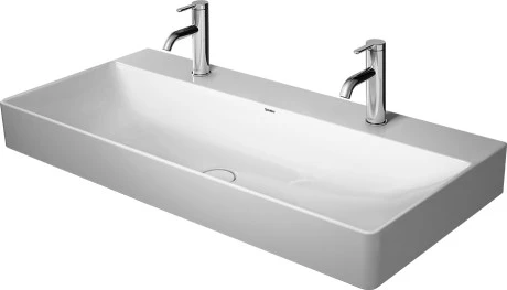 Duravit DuraSquare Møbelservant 1000x470 mm, m/2 blanderhull