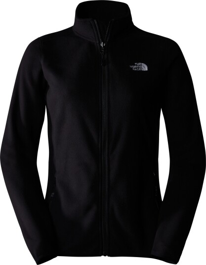 The North Face Women's 100 Glacier Full-Zip Fleece TNF Black/NPF Tnf Black-Npf S