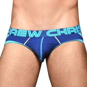 Andrew Christian Show-It Retro Pop Comfort Jock Blå/Turkis bomull X-Large Herre