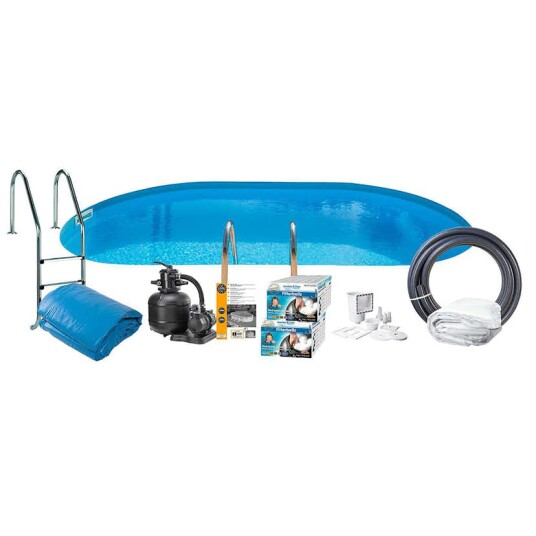 Bassengpakke Swim & Fun Steel Oval 120 cm Dybde