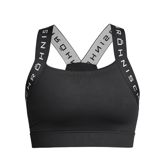 Kay Sports Bra, Black Svart Large