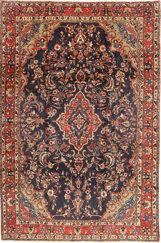 Håndknyttet. Opphav: Persia / Iran Persisk Mehraban Teppe Teppe 214X327 Rød/Beige (Ull, Persia/Iran)