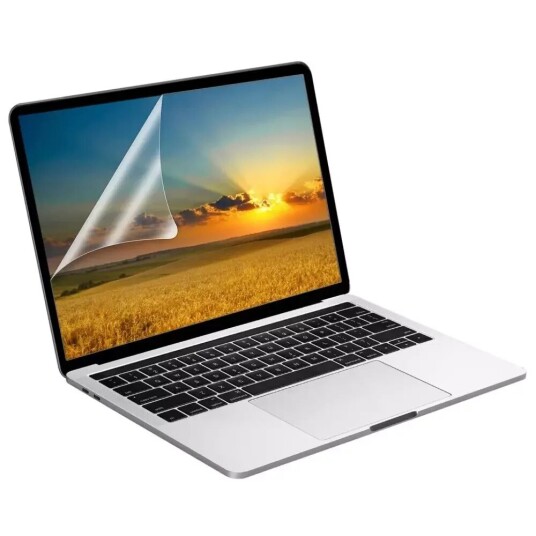 INCOVER MacBook Pro / Air 13" Plast Skjermbeskytter - Gjennomsiktig