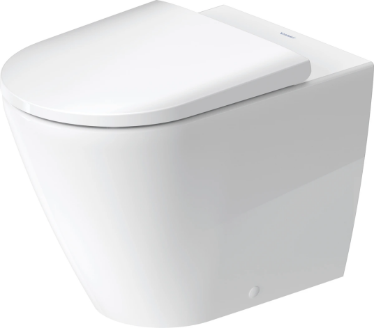 Duravit D-Neo Gulvstående BTW toalett 370x580 mm, Rimless, Hvit m/HG